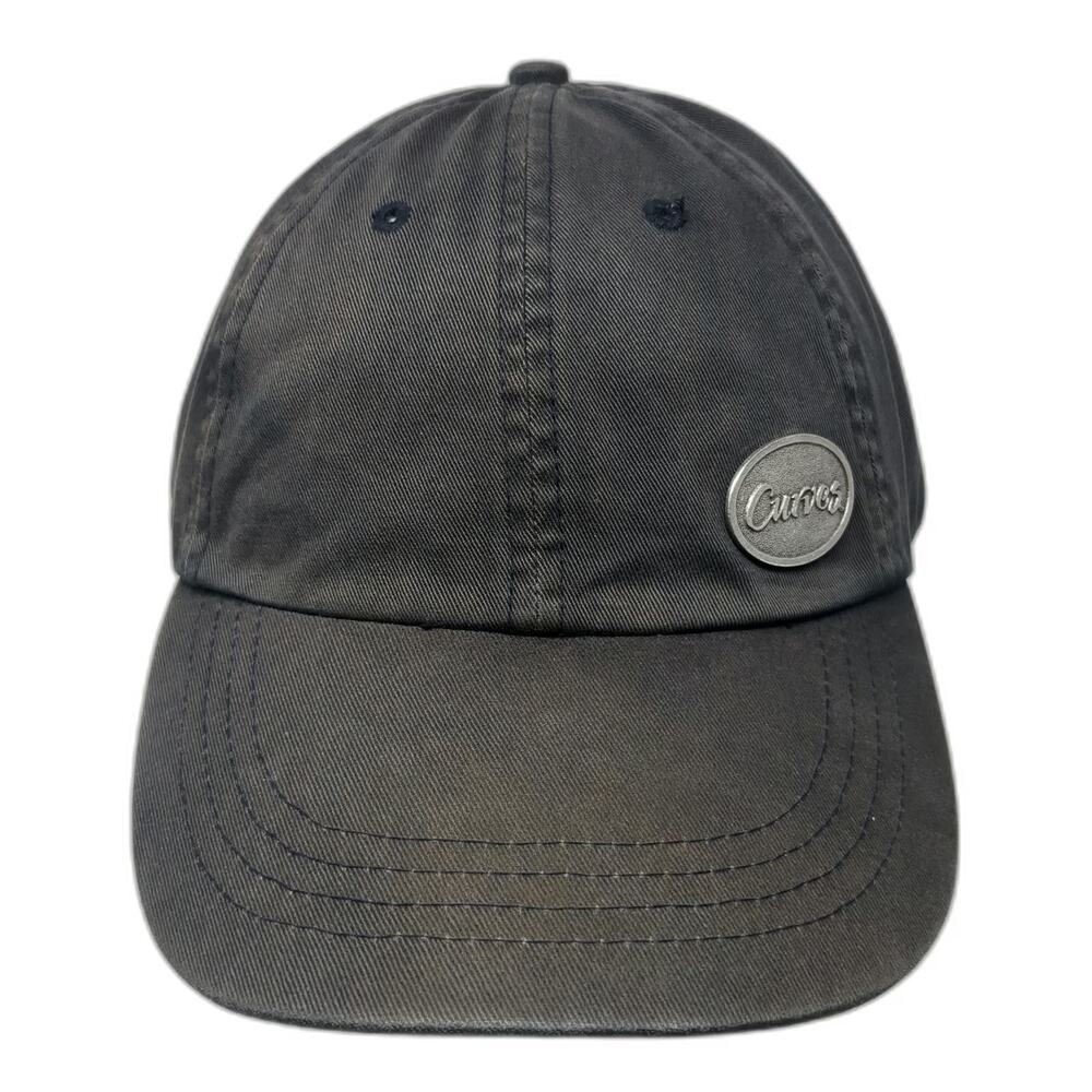 Vitronic Curves Blue Baseball Cap One Size Metal Logo Badge Slideback hat